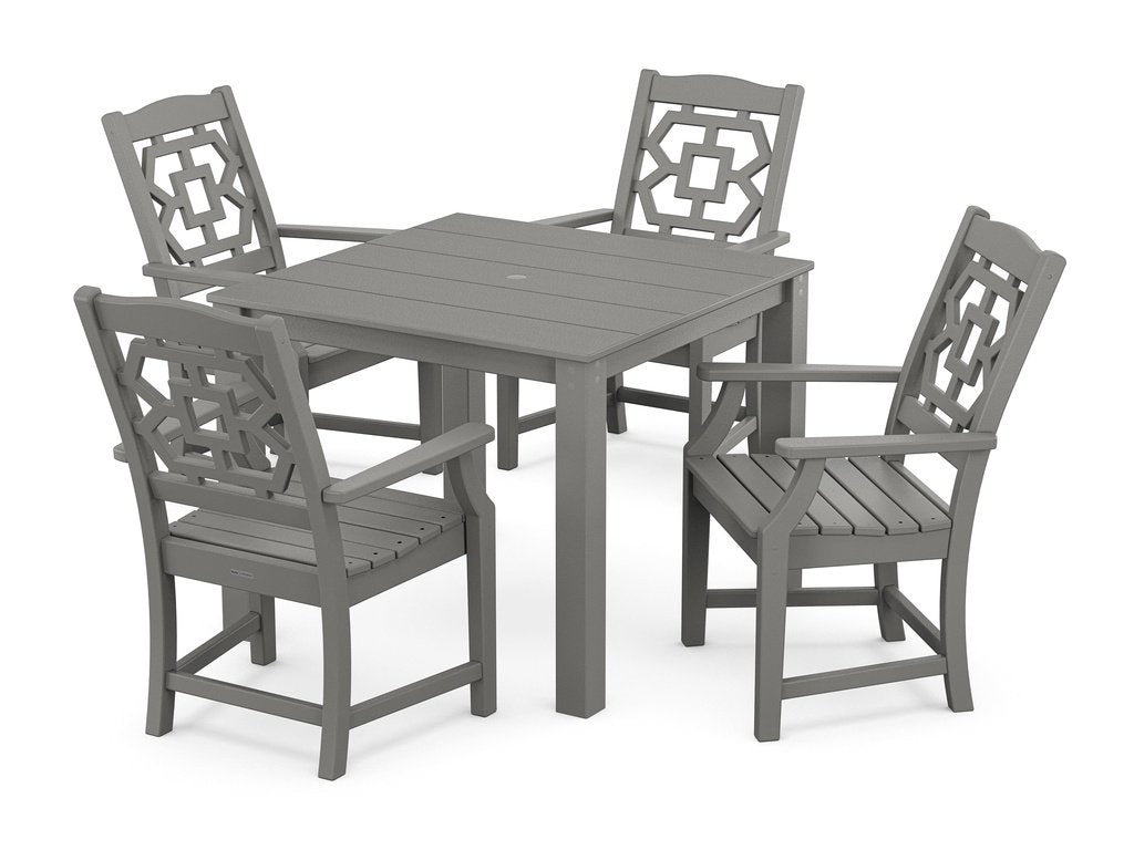 Chinoiserie 5-Piece Parsons Dining Set Photo
