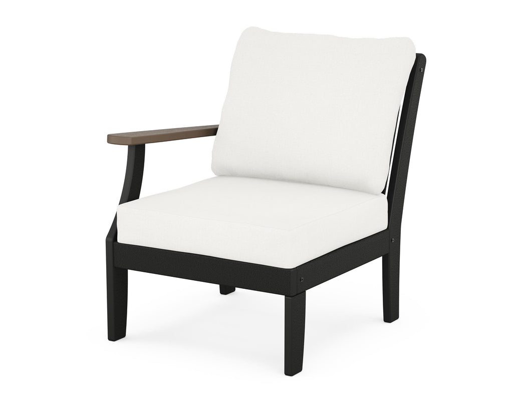 Braxton Modular Left Arm Chair | Natural Finish Retreat Home Furniture