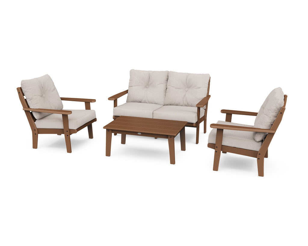 Lakeside 4-Piece Deep Seating Set Retreat Home Furniture