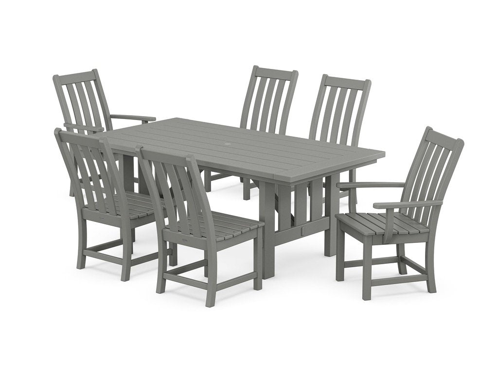 Vineyard 7-Piece Dining Set with Mission Table Photo
