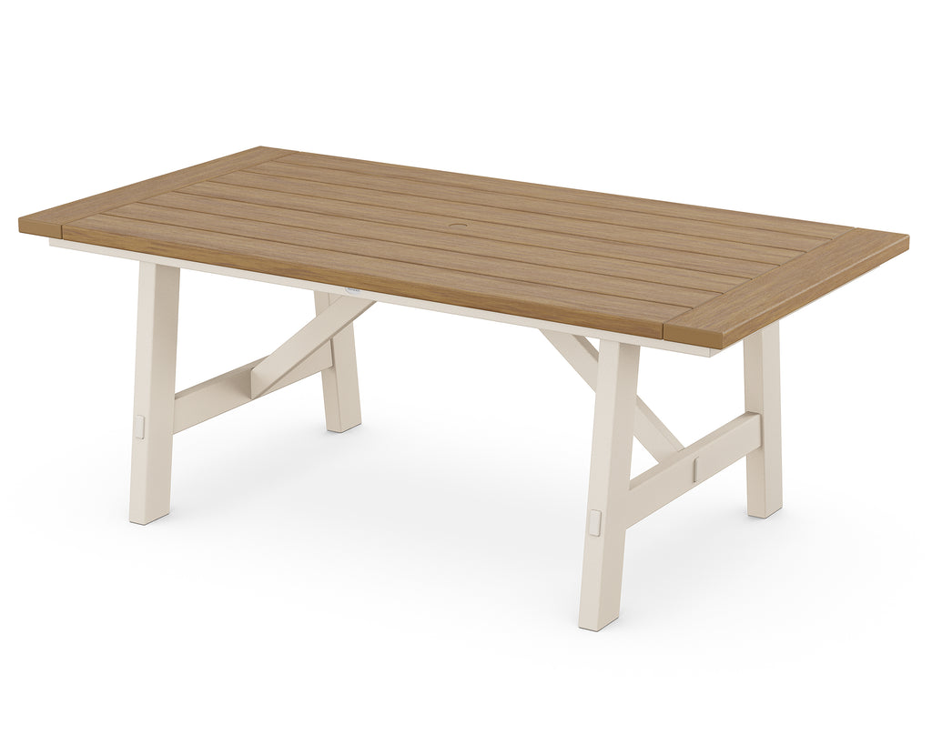 Rustic Farmhouse 39" x 75" Dining Table | Select Accents Retreat Home Furniture