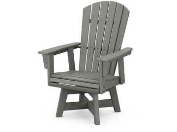 Nautical Curveback Adirondack Swivel Dining Chair Photo