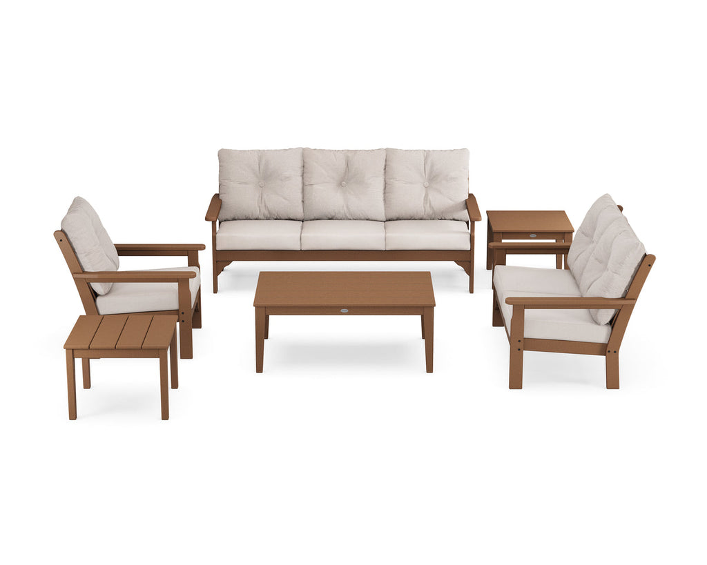 Vineyard 6-Piece Deep Seating Set Retreat Home Furniture