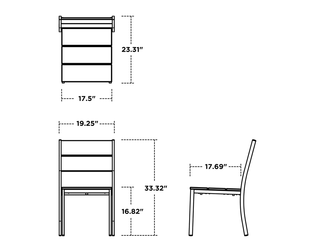 Main Street Stacking Dining Side Chair Retreat Home Furniture