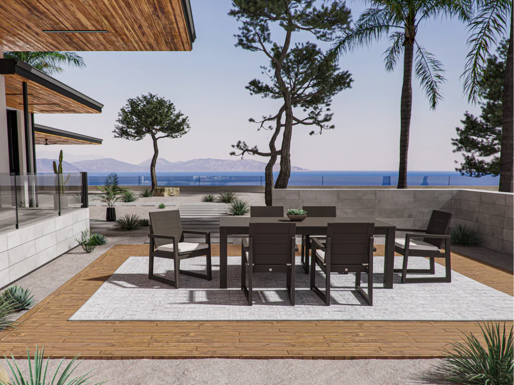 Elevate 7-Piece Parsons Table Dining Set Retreat Home Furniture