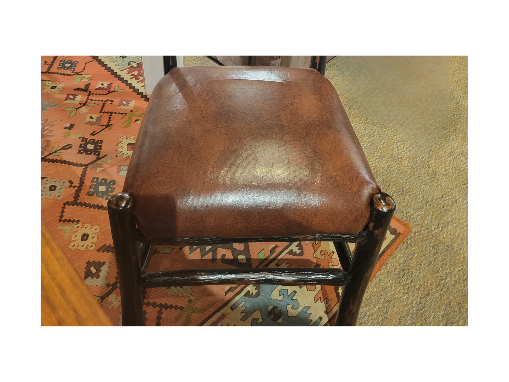 Painted Dining Arm Chair | Faux Leather Seat - Retreat Home Furniture