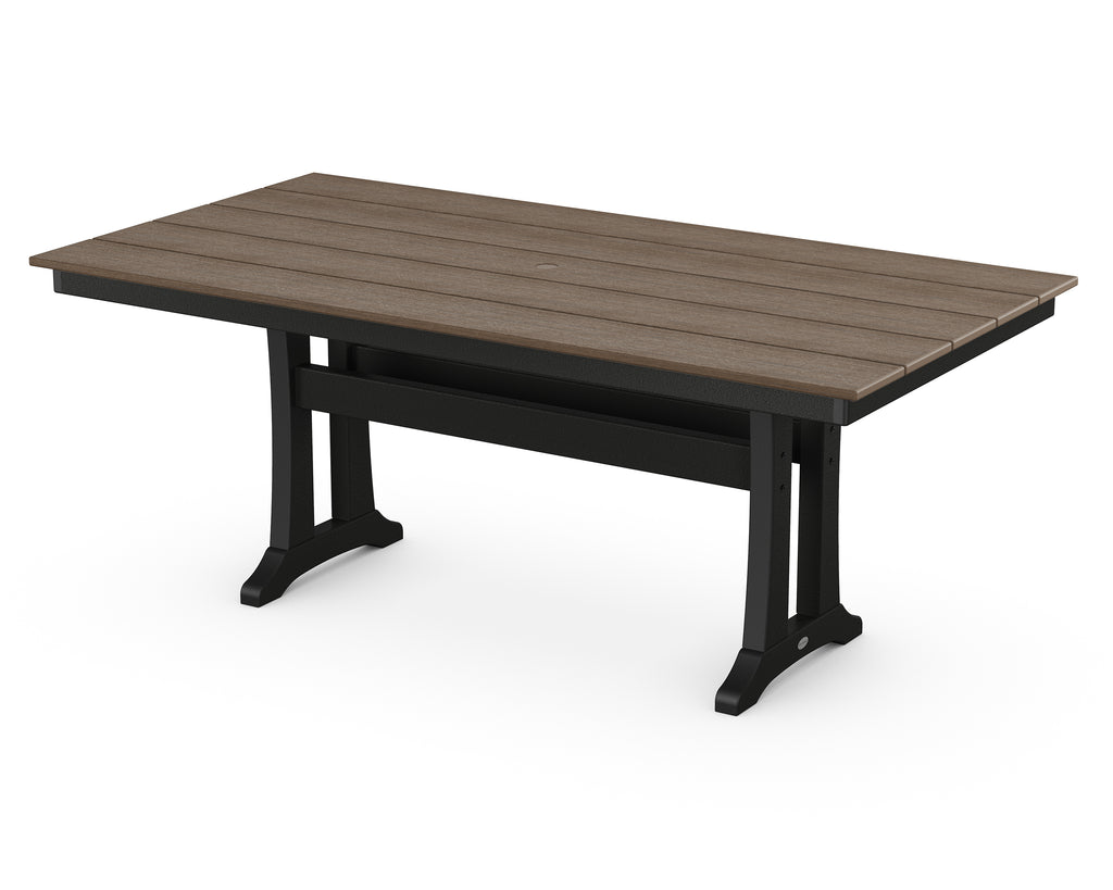 Farmhouse Trestle 37" x 72" Dining Table | Select Accents Retreat Home Furniture