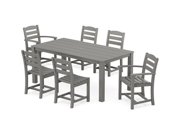 La Casa Cafe' 7-Piece Parsons Dining Set Photo