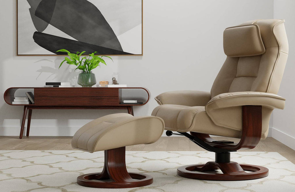 Mustang R Recliner with Footstool Manual | Customize It - Retreat Home Furniture