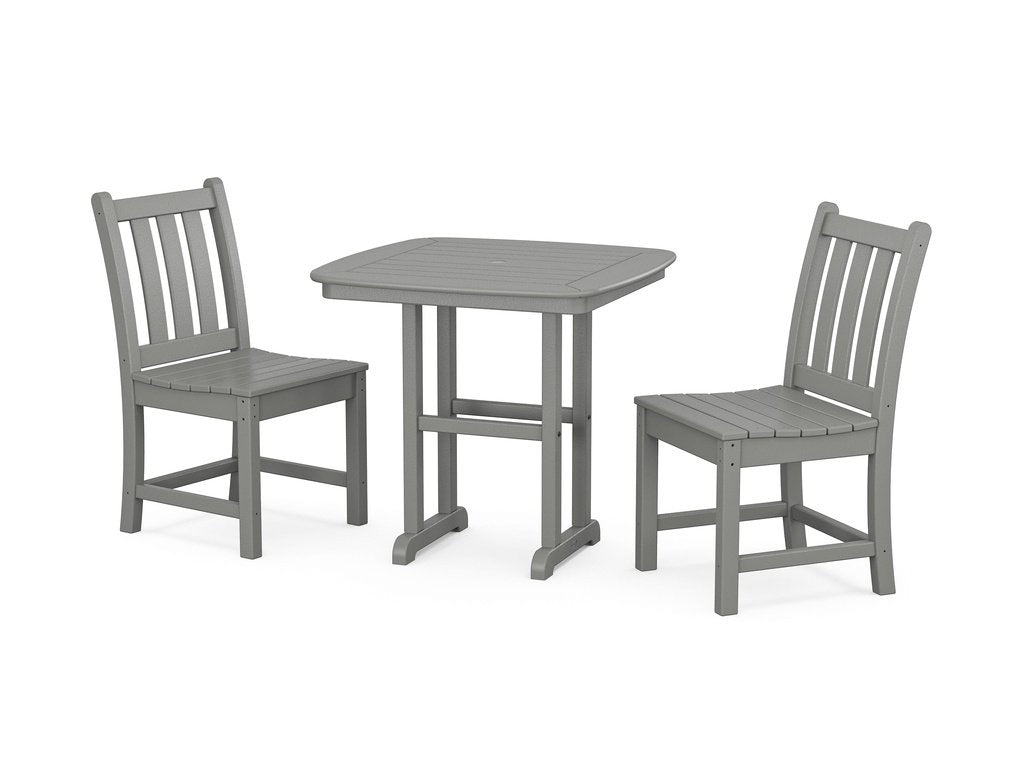 Traditional Garden Side Chair 3-Piece Dining Set Photo