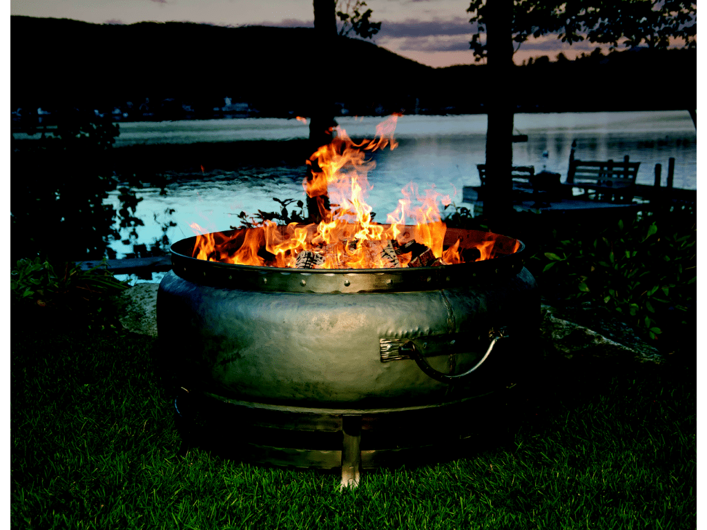 Oval Blackstone Fire Pit