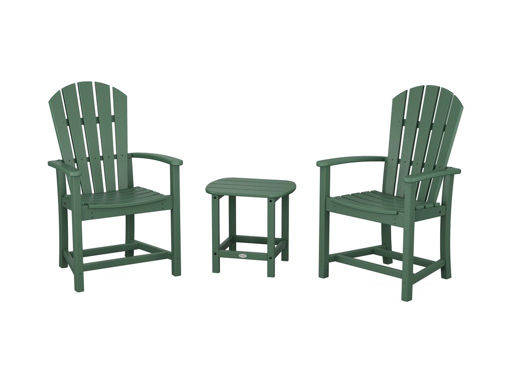 Palm Coast 3-Piece Upright Adirondack Chair Set Photo