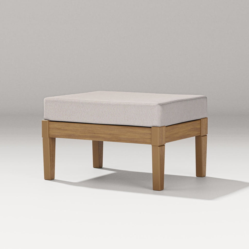 Estate Lounge Ottoman | Natural Finish Retreat Home Furniture