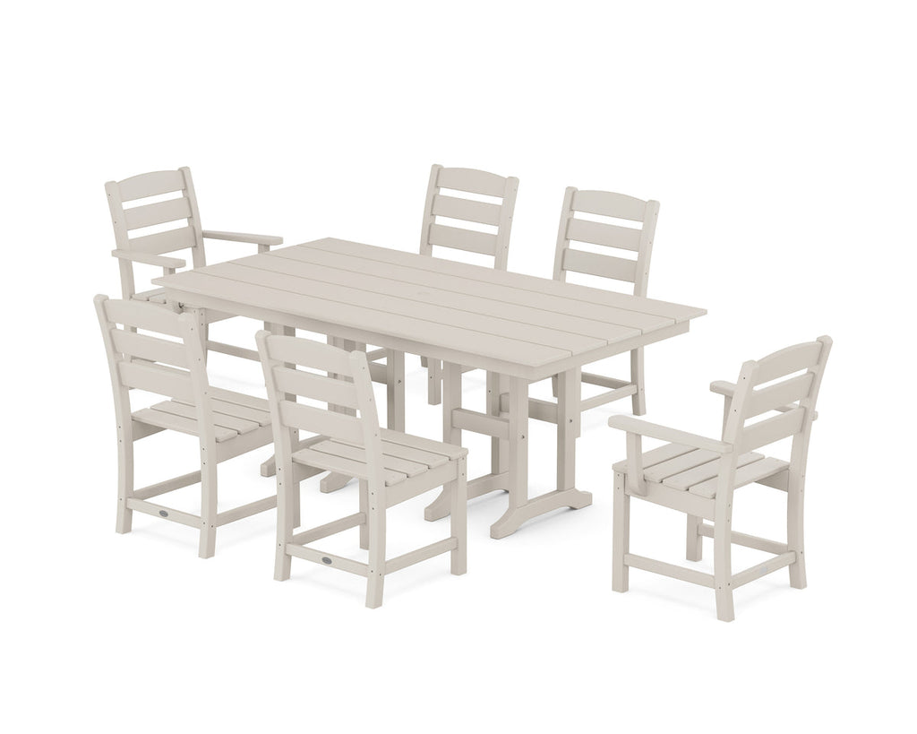 Lakeside 7-Piece Farmhouse Dining Set Retreat Home Furniture