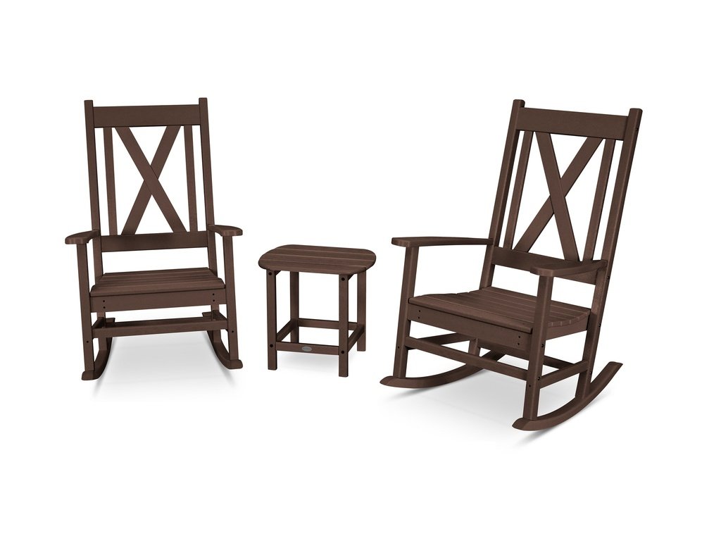 Braxton 3-Piece Porch Rocking Chair Set Retreat Home Furniture