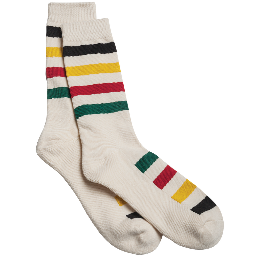 Pendleton Glacier Stripe Crew Socks - Retreat Home Furniture