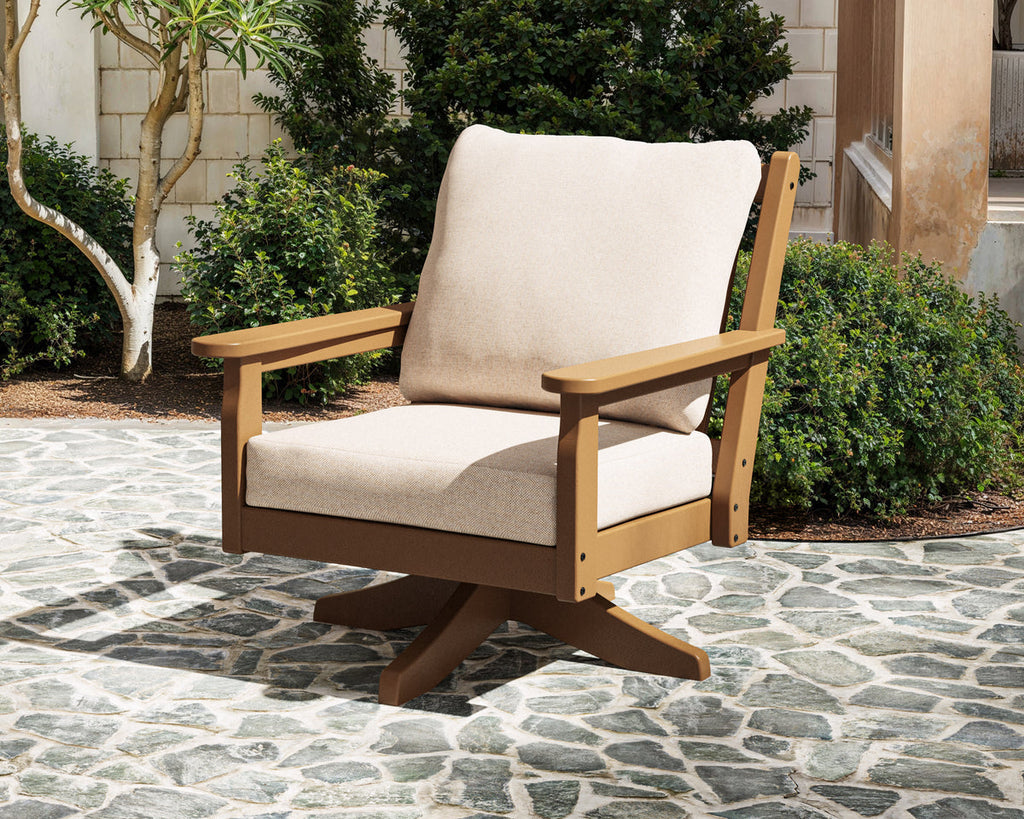 Chippendale Deep Seating Swivel Chair Retreat Home Furniture