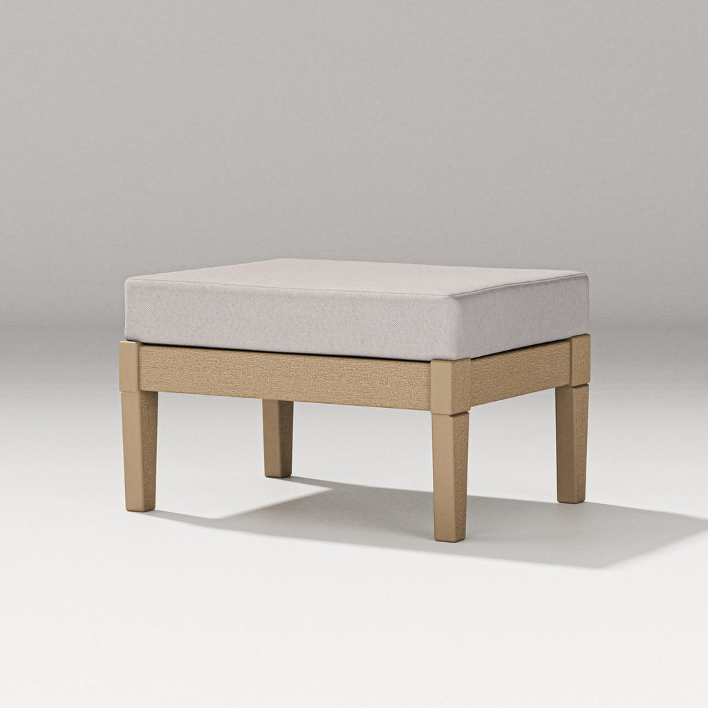 Estate Lounge Ottoman | Natural Finish Retreat Home Furniture