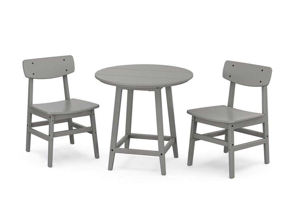 Modern Studio Urban Chair 3-Piece Round Bistro Dining Set Photo