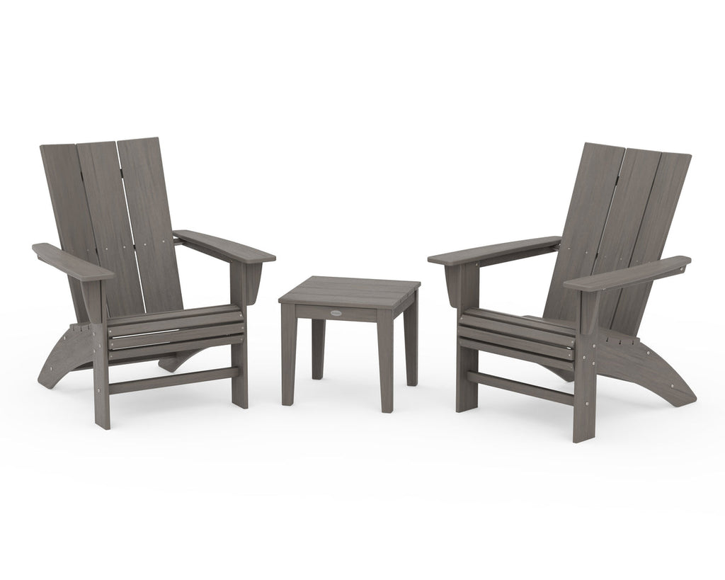 3-Piece Curveback Adirondack Set Retreat Home Furniture