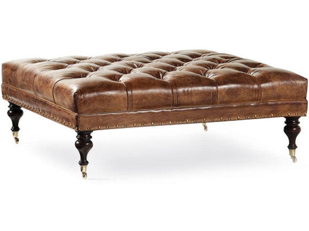 クリントン大統領執務室オットマンHANCOOK&MOORE,INC. Hancock and Moore Plantation Ottoman | Hand-Built | American Made