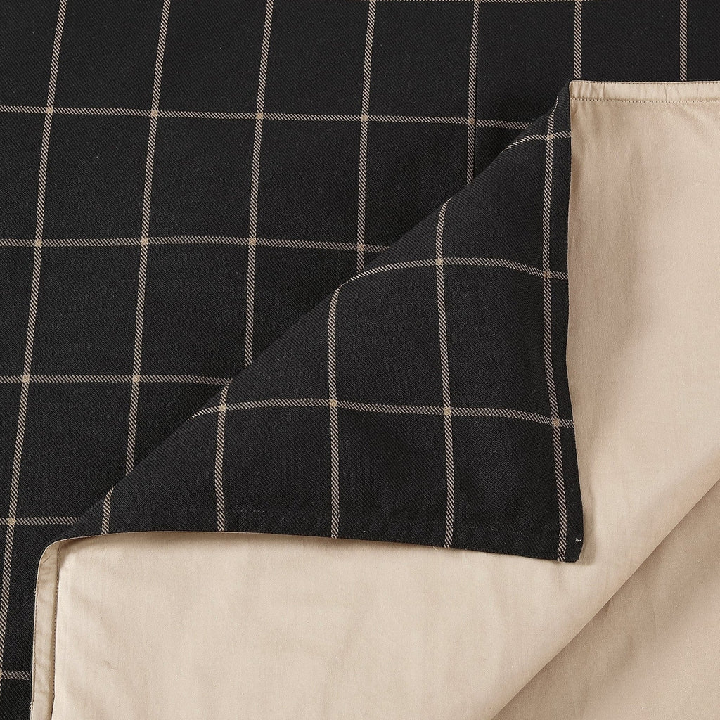 Windowpane Plaid Duvet Retreat Home Furniture