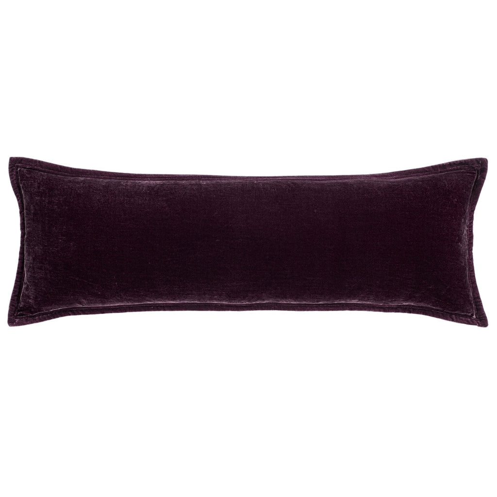 Stella Faux Silk Velvet Long Lumbar Pillow Retreat Home Furniture