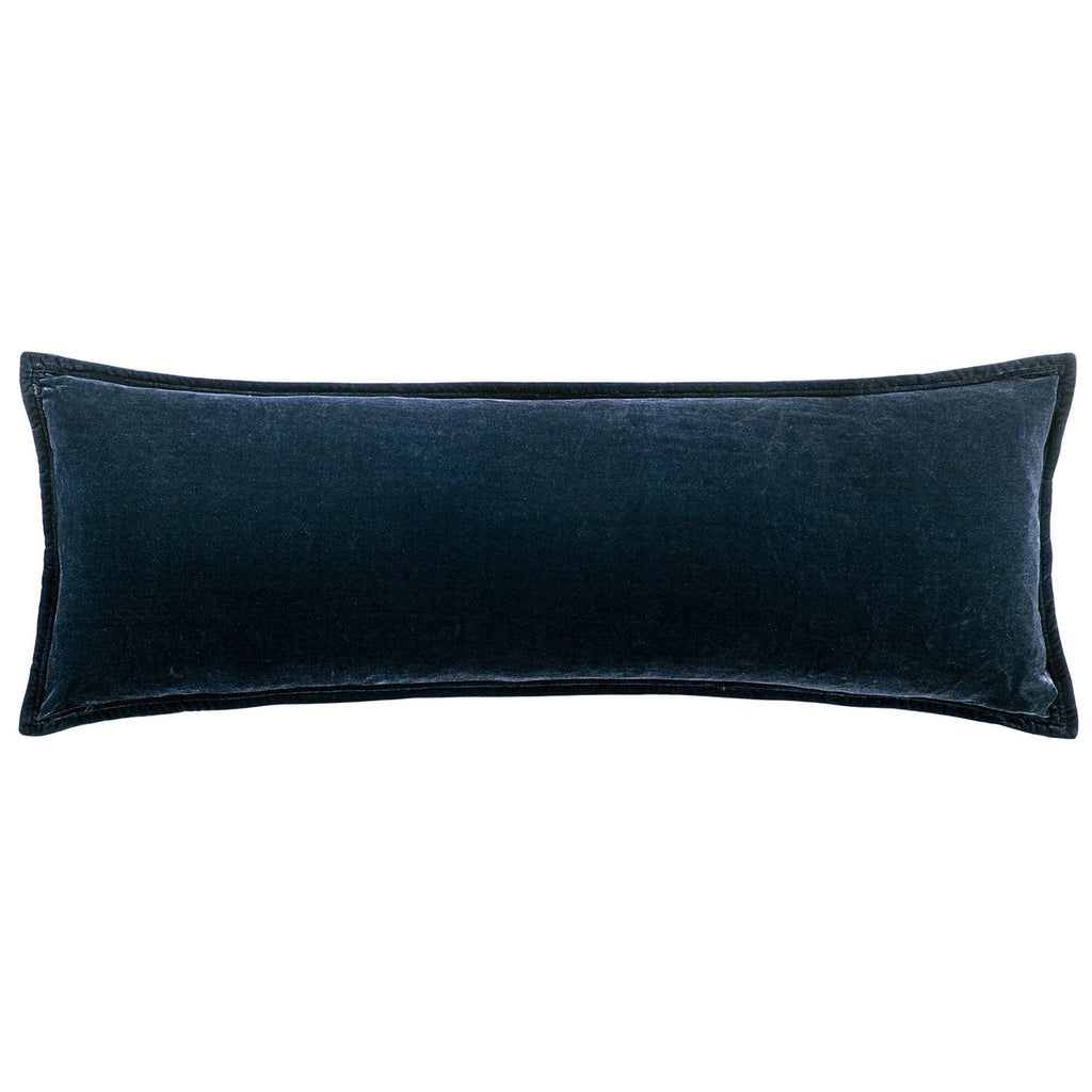 Stella Faux Silk Velvet Long Lumbar Pillow Retreat Home Furniture