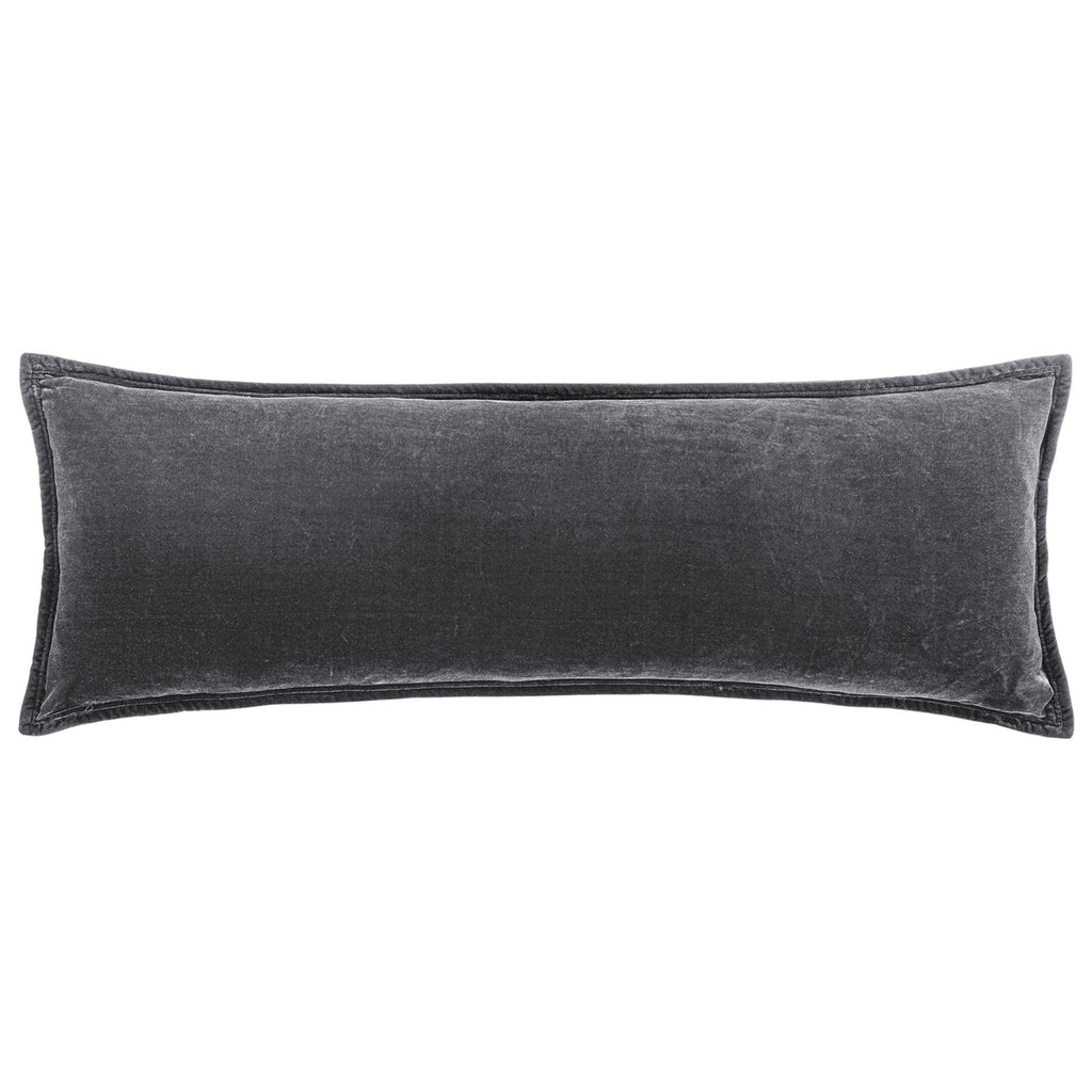 Stella Faux Silk Velvet Long Lumbar Pillow Retreat Home Furniture