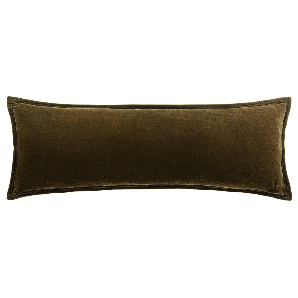 Stella Faux Silk Velvet Long Lumbar Pillow Retreat Home Furniture