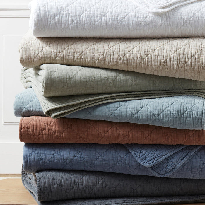 Stonewashed Cotton Gauze Quilt Retreat Home Furniture