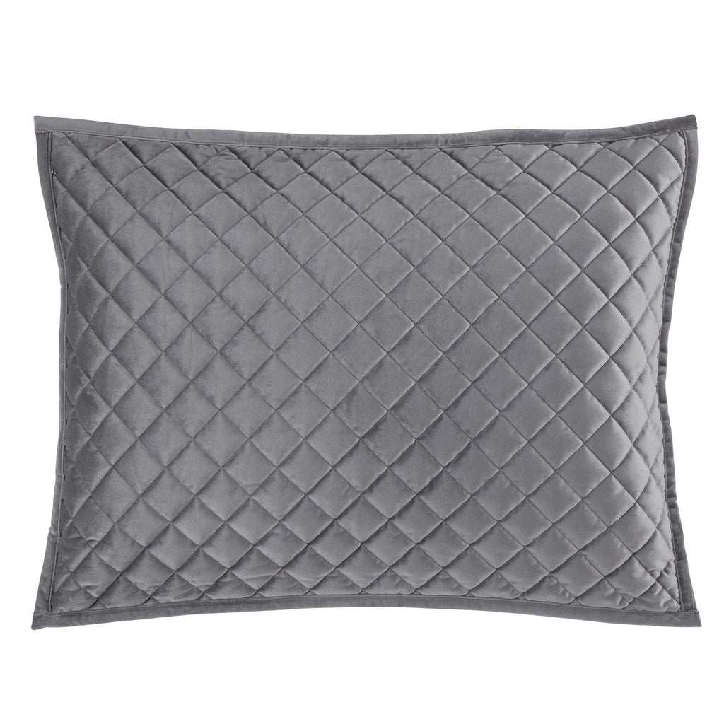 Velvet Quilted Pillow Sham Set Retreat Home Furniture