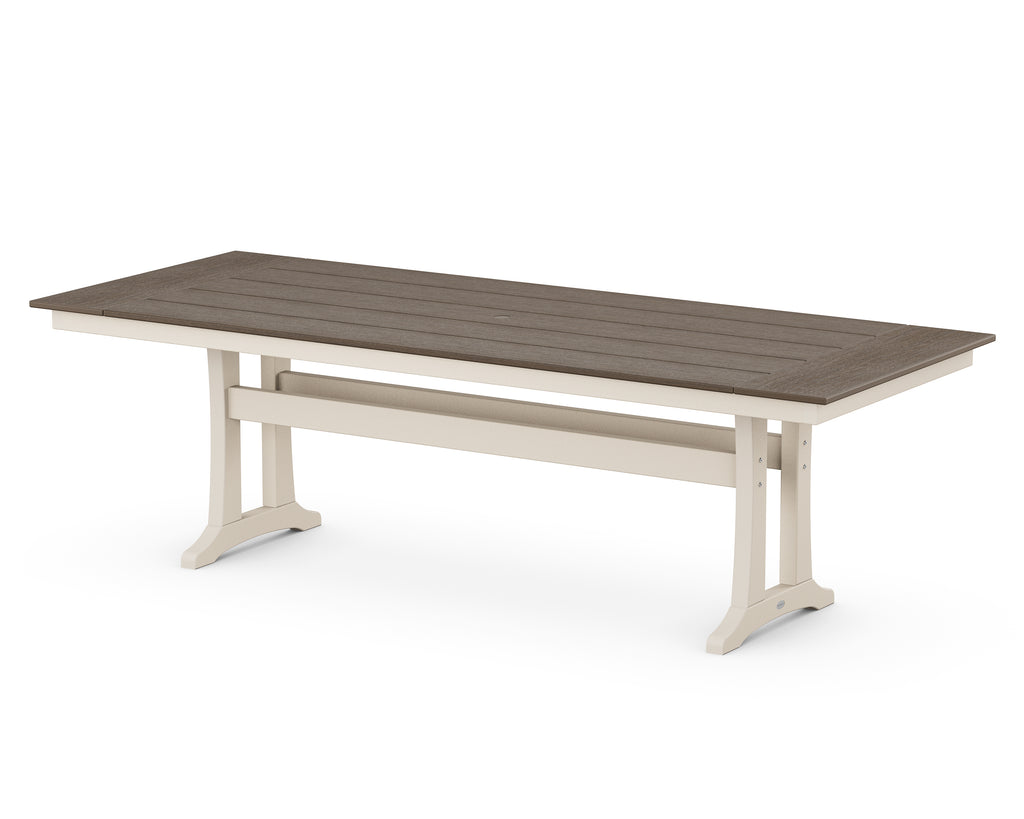 Farmhouse Trestle 38" x 96" Dining Table | Select Accents Retreat Home Furniture