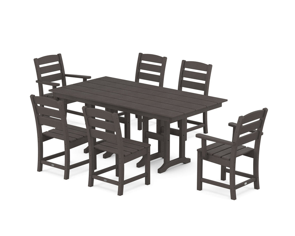Lakeside 7-Piece Farmhouse Dining Set Retreat Home Furniture