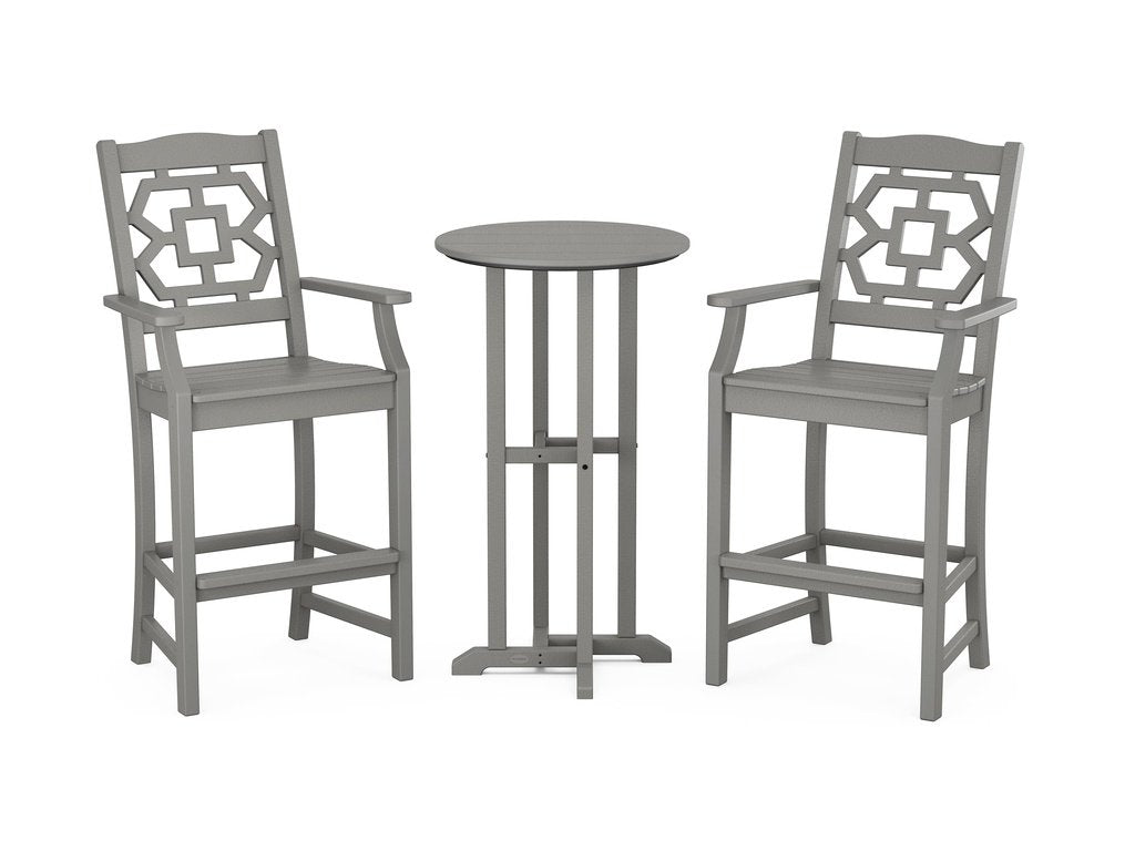 Chinoiserie 3-Piece Farmhouse Bar Set Photo