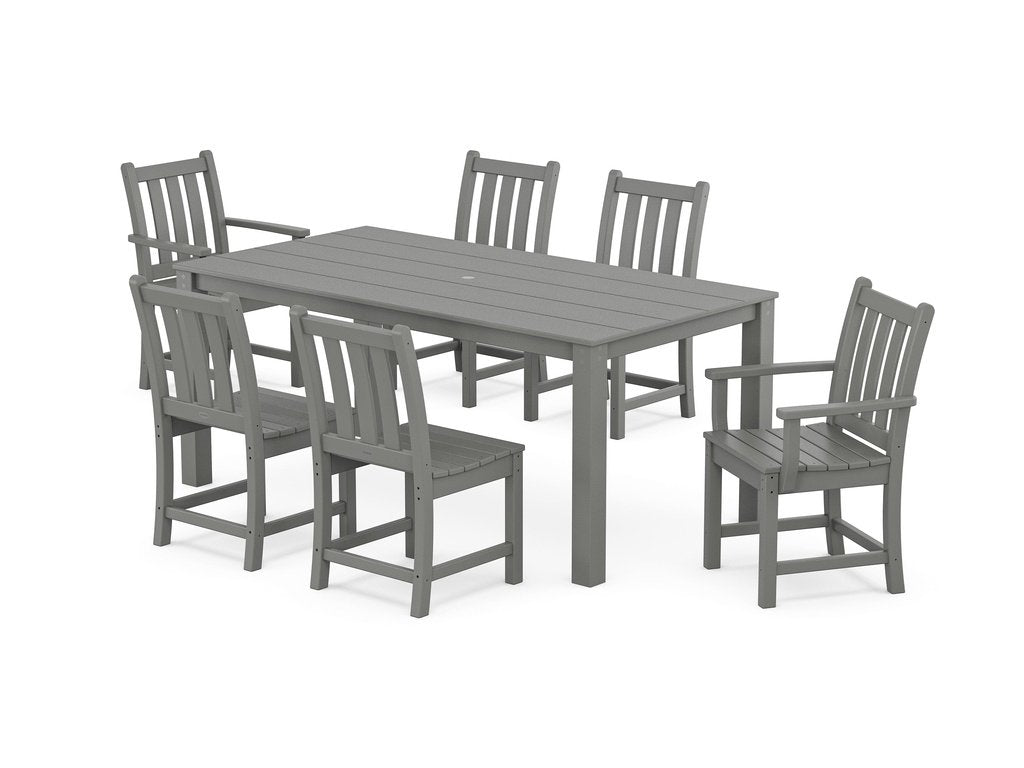 Traditional Garden 7-Piece Parsons Dining Set Photo