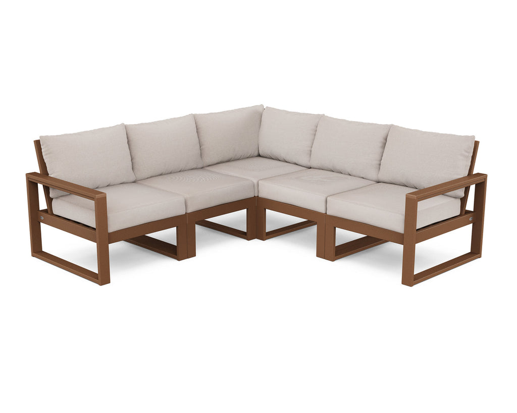 EDGE 5-Piece Modular Deep Seating Set Retreat Home Furniture