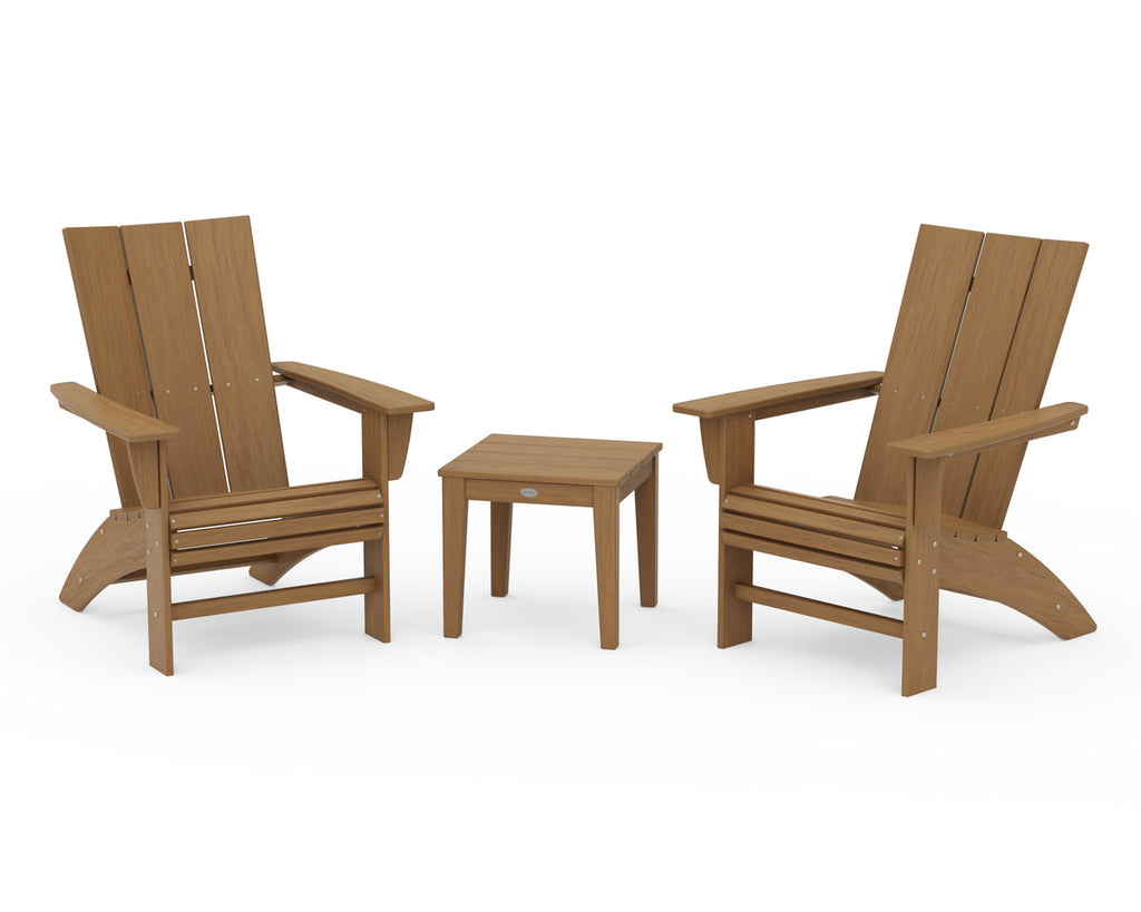 3-Piece Curveback Adirondack Set Retreat Home Furniture