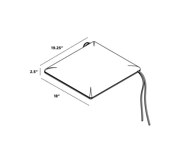 Main Street AL100 Seat Pad Retreat Home Furniture