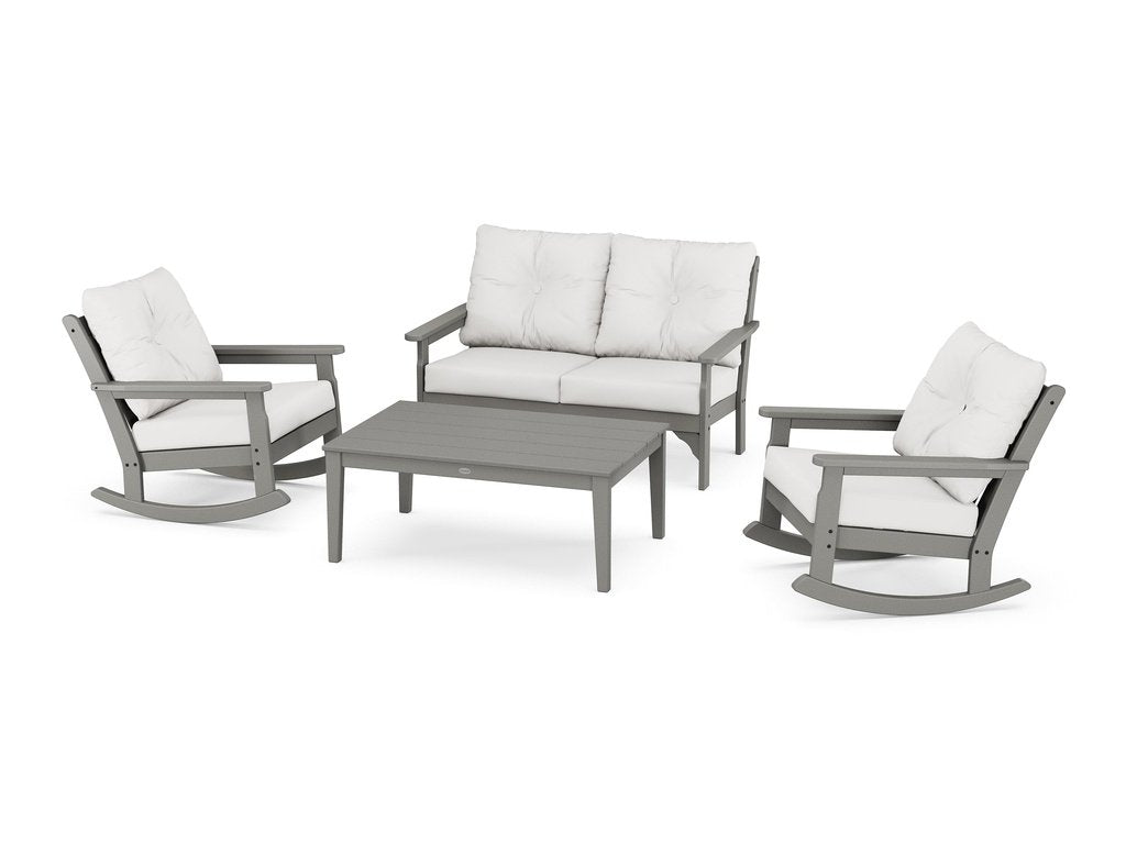 Vineyard 4-Piece Deep Seating Rocking Chair Set Photo