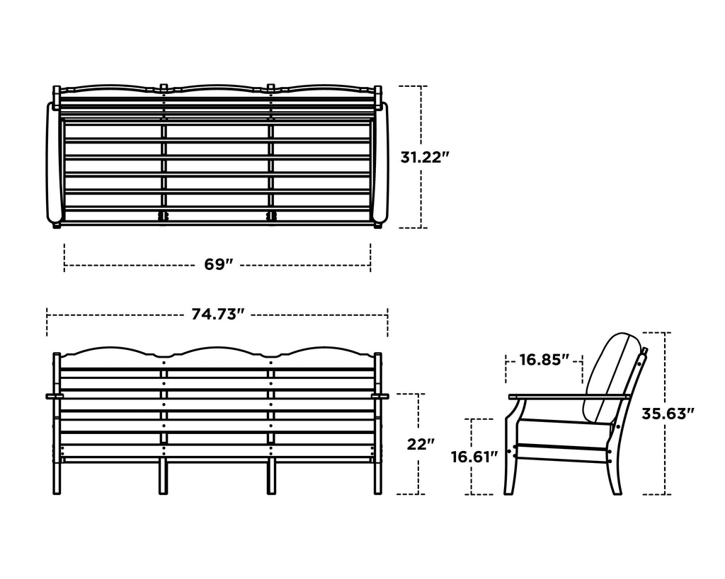 Savannah Deep Seating Sofa Retreat Home Furniture