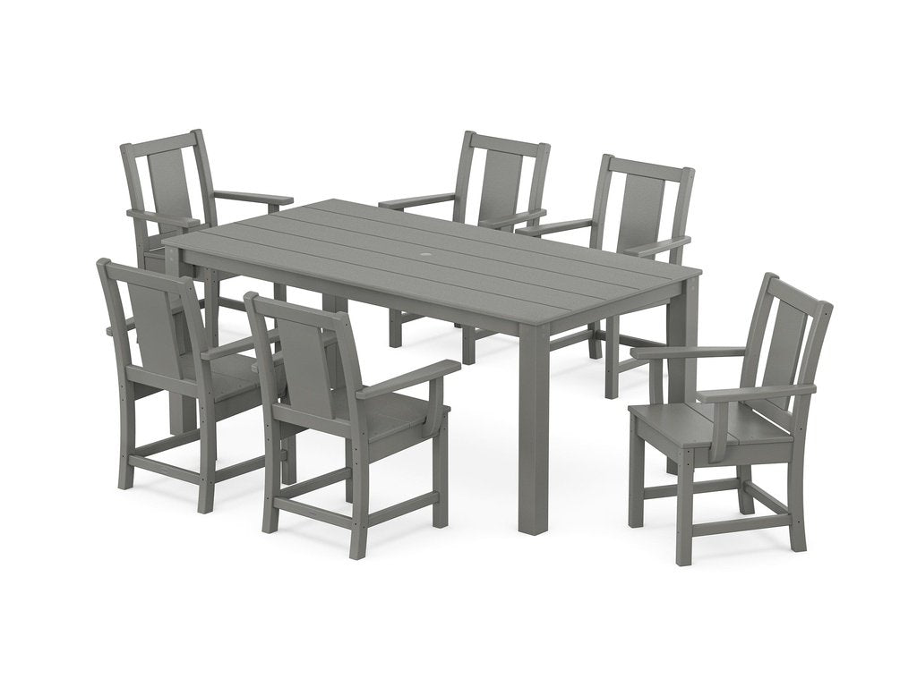 Prairie Arm Chair 7-Piece Parsons Dining Set Photo