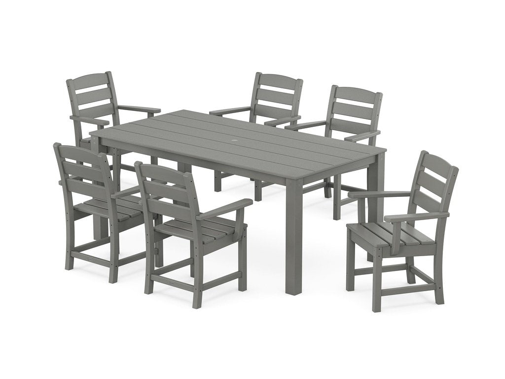 Lakeside Arm Chair 7-Piece Parsons Dining Set Photo