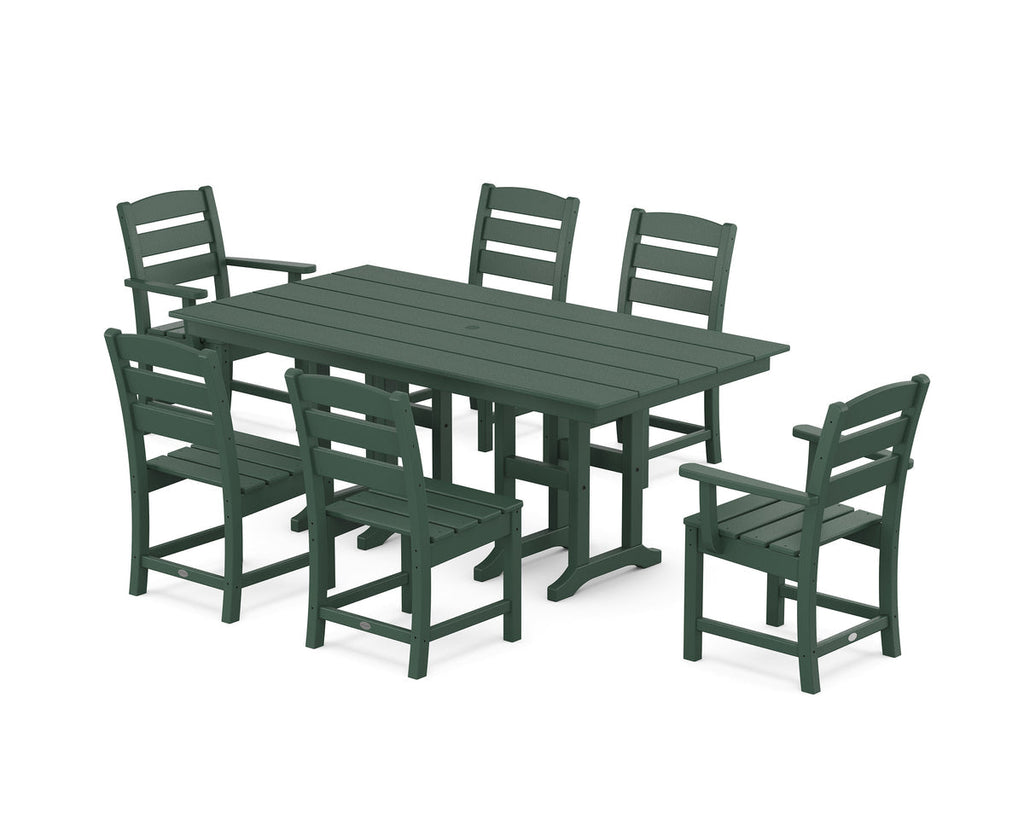Lakeside 7-Piece Farmhouse Dining Set Retreat Home Furniture