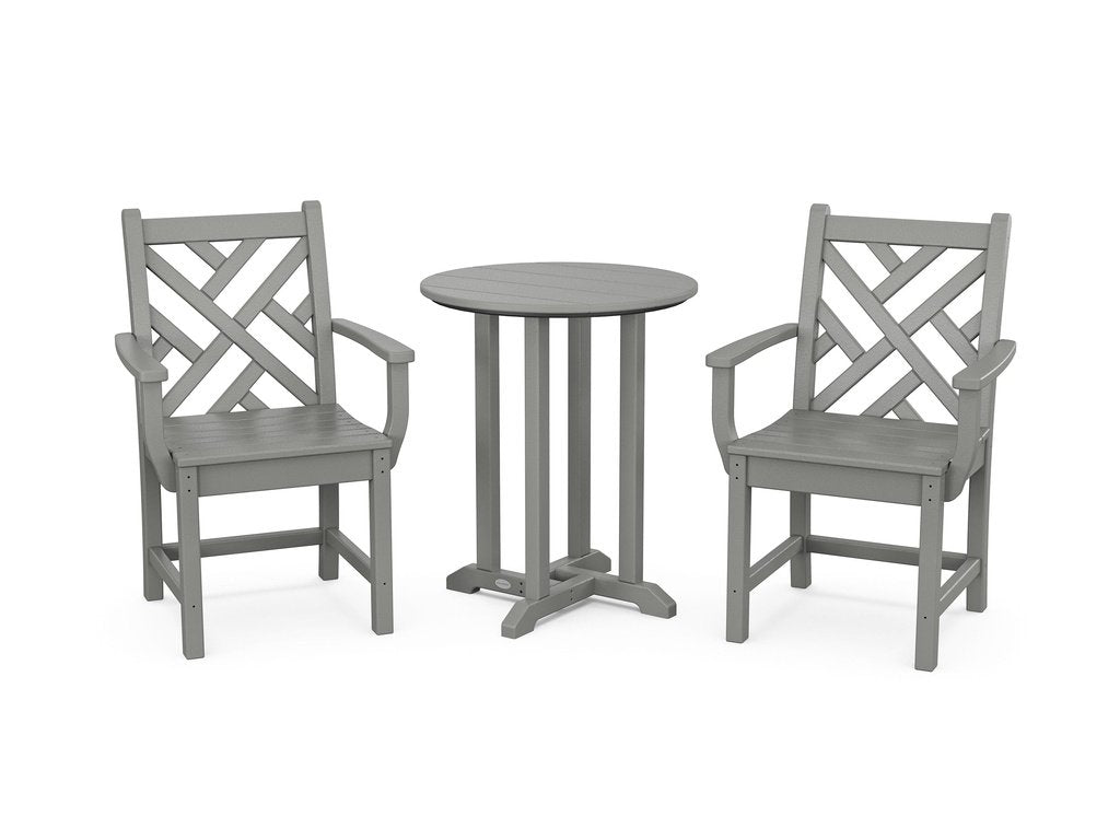 Chippendale 3-Piece Round Dining Set Photo