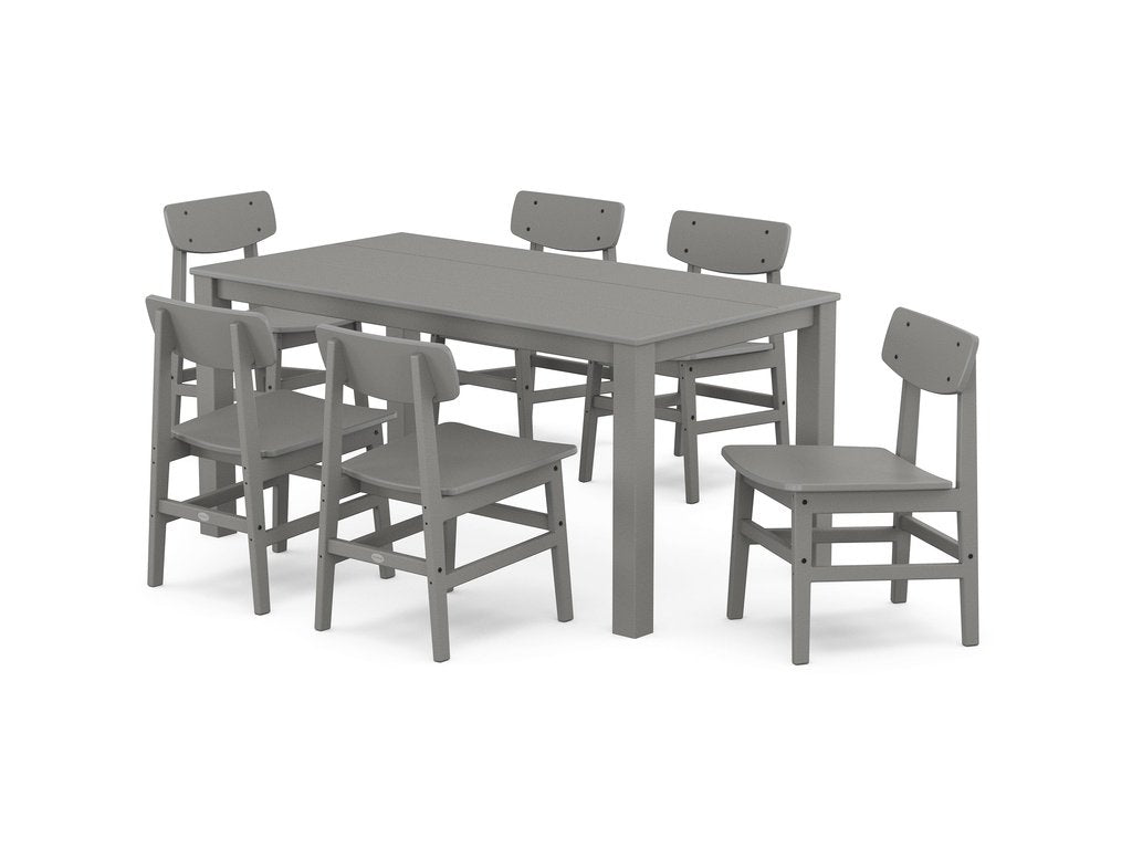 Modern Studio Urban Chair 7-Piece Parsons Table Dining Set Photo