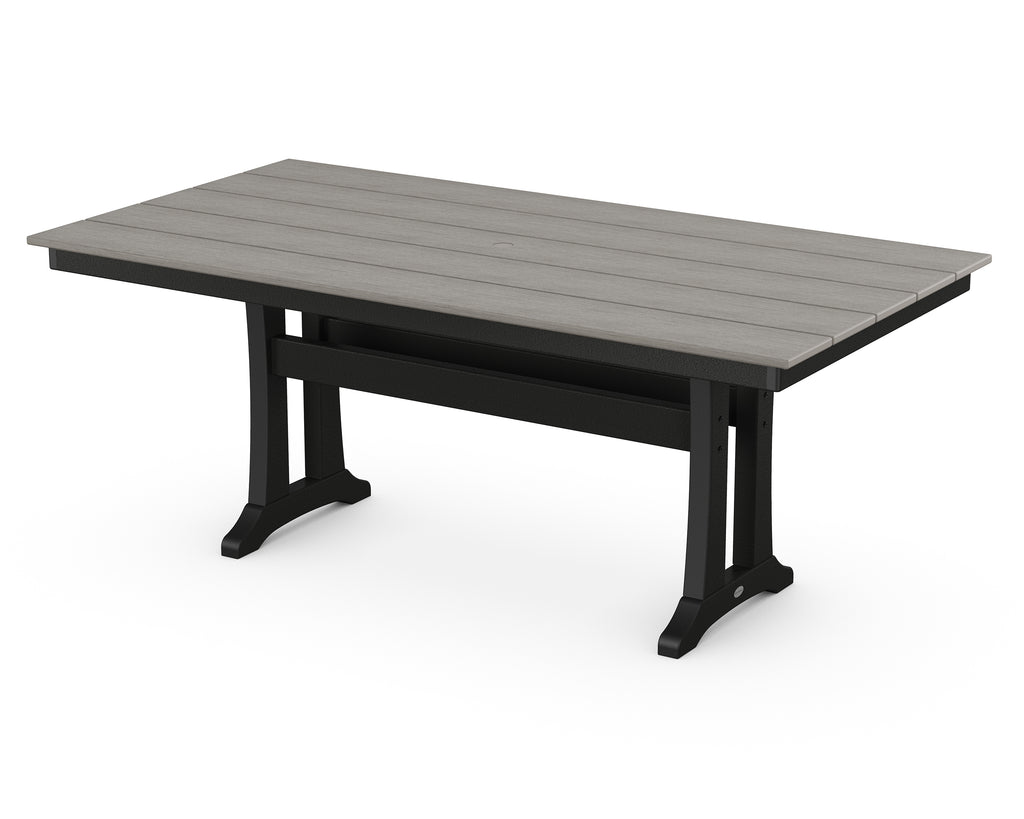 Farmhouse Trestle 37" x 72" Dining Table | Select Accents Retreat Home Furniture