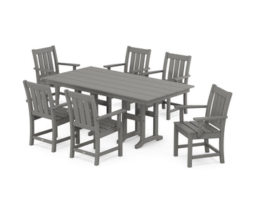 Oxford Arm Chair 7-Piece Farmhouse Dining Set Photo