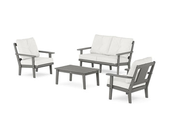 Prairie 4-Piece Deep Seating Set with Loveseat Photo