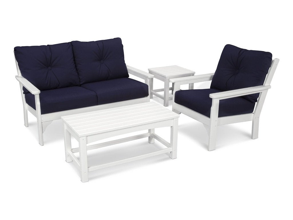 Vineyard 4 Piece Deep Seating Set Photo